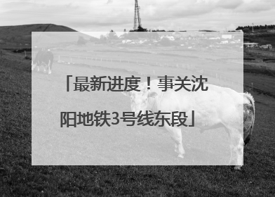 最新进度！事关沈阳地铁3号线东段
